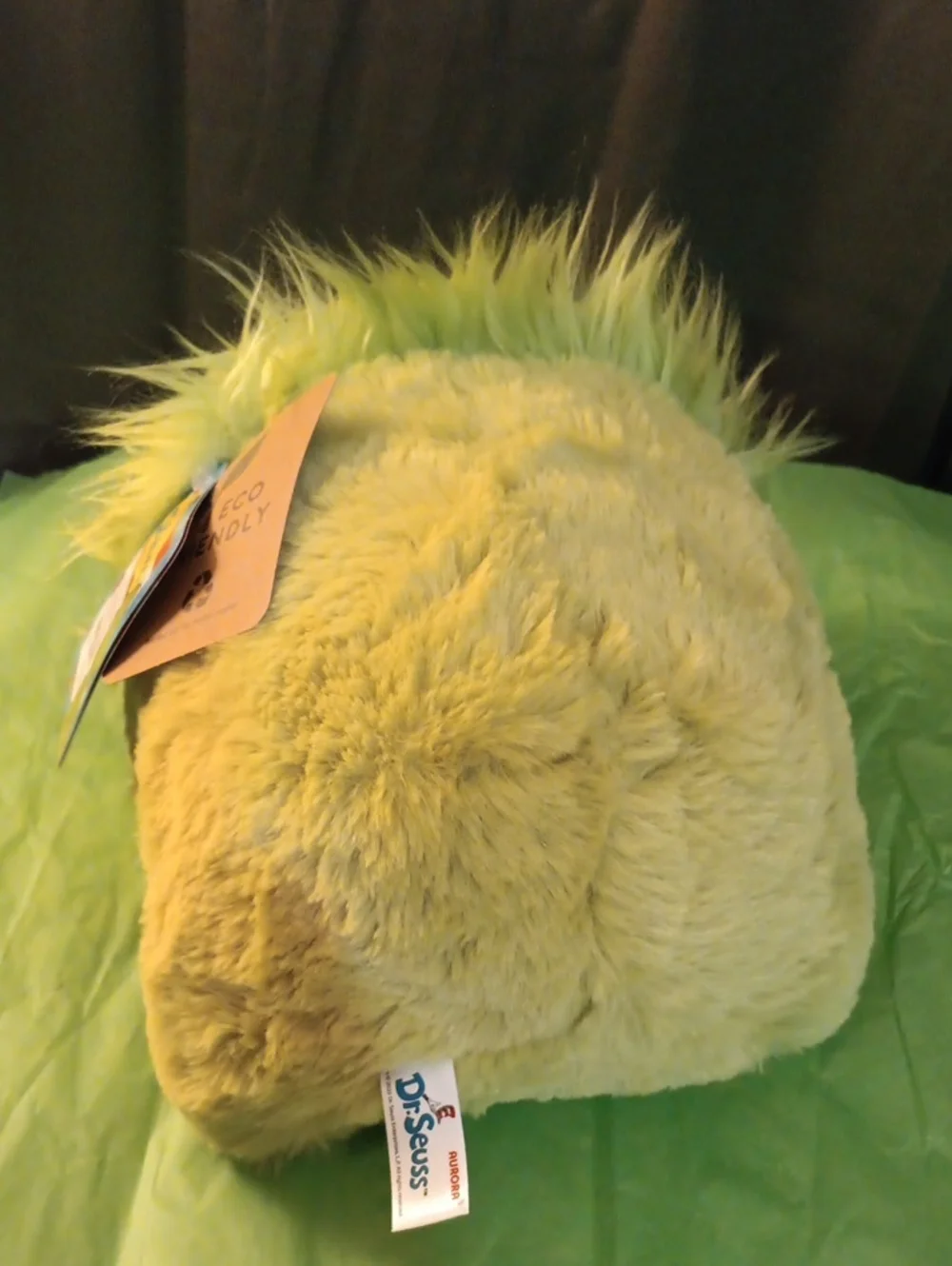 Dr. Seuss Lime Green Grinch Plush Stuffed